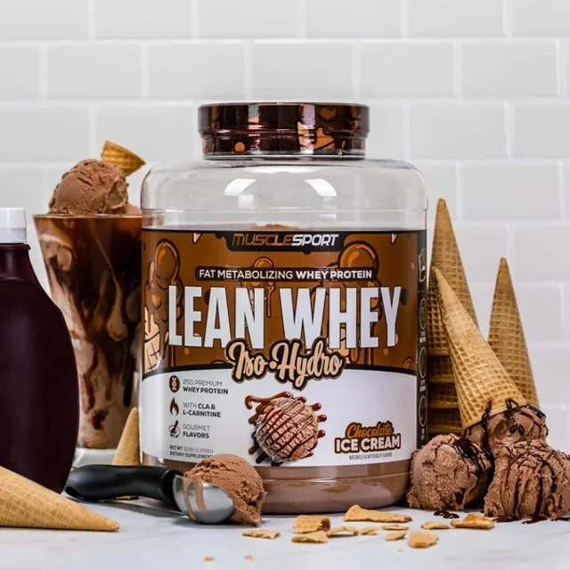 پودر پروتئین وی ایزوله ماسل اسپرت مدل Lean Whey وزن ۲۲۷۰ گرم