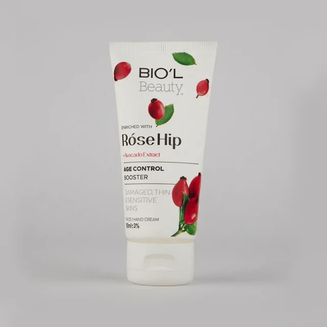 کرم مرطوب کننده دست و صورت بیول مدل Rose Hip حجم ۶۰ میلیلیتر