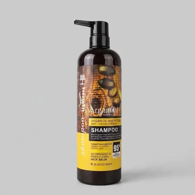 شامپو تقویتکننده و ضد ریزش لایتنس مدل Argan Oil حجم ۹۰۰ میلیلیتر